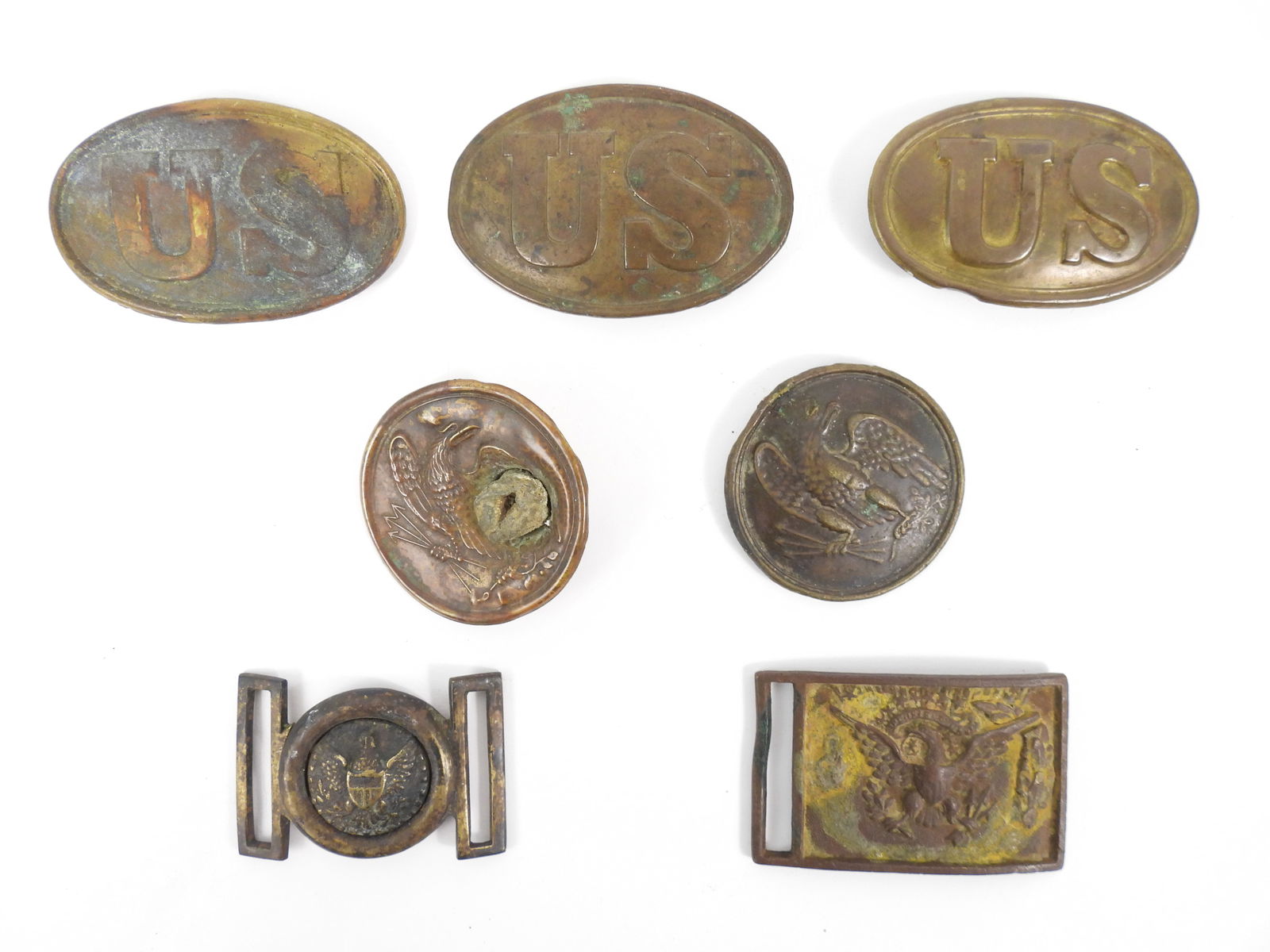 Group of Civil War-era Belt Plates (1 of 9)