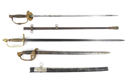 Three Civil War-era Swords