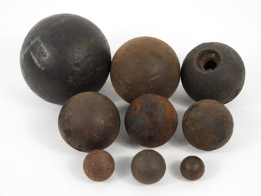 Eight Solid Shot and One Shell