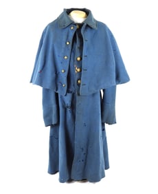 Sky Blue Overcoat with Connecticut Buttons
