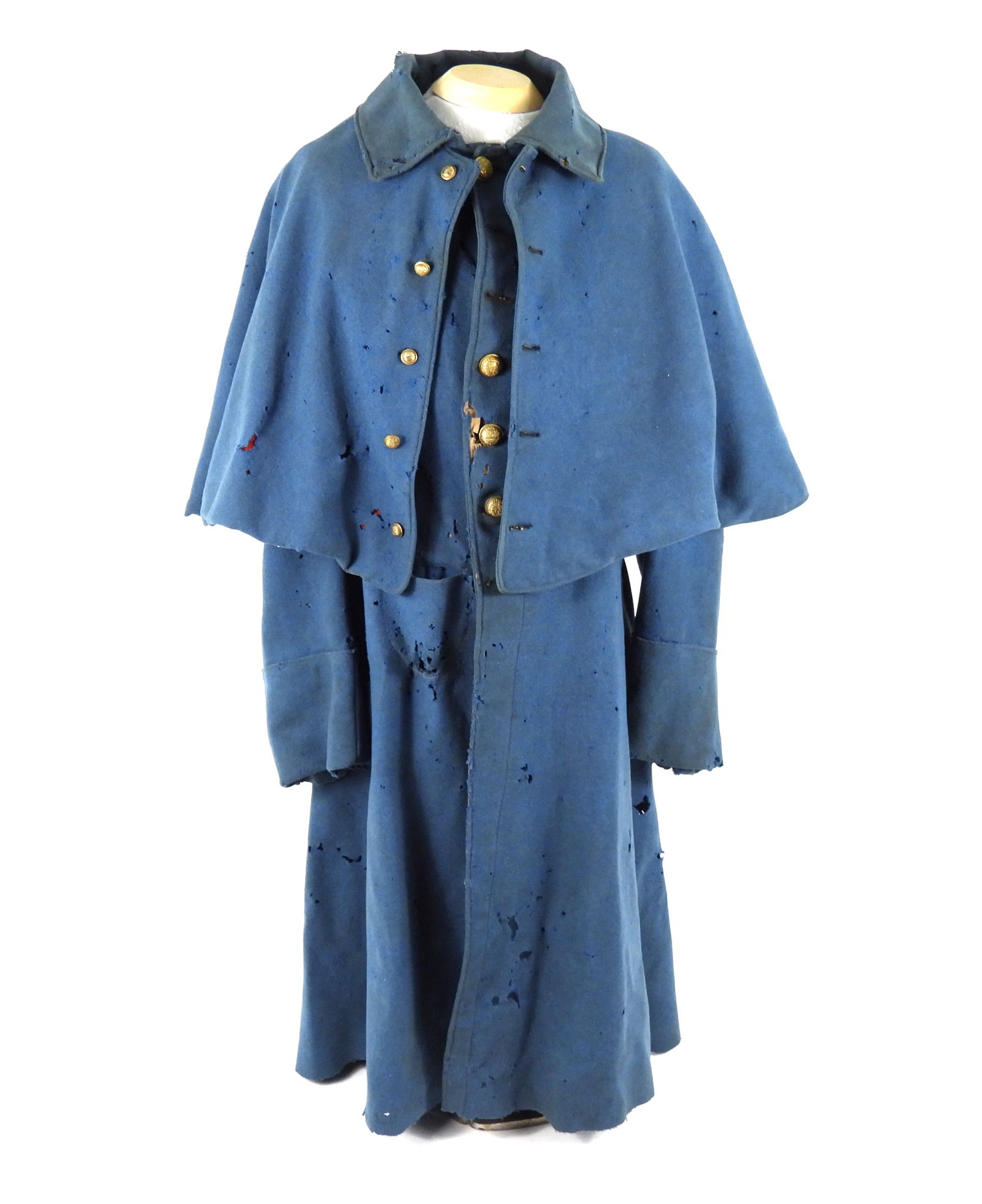 Sky Blue Overcoat with Connecticut Buttons (1 of 11)