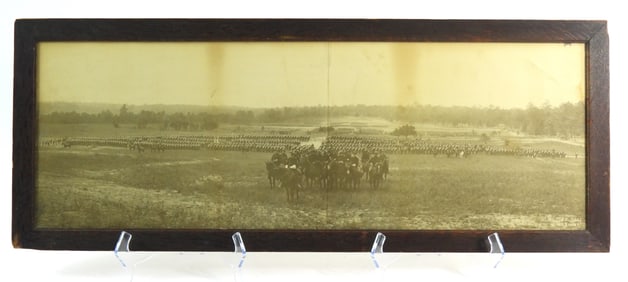 C-1898 Yard Long Photo Of Gen. Sanger 3rd Div.