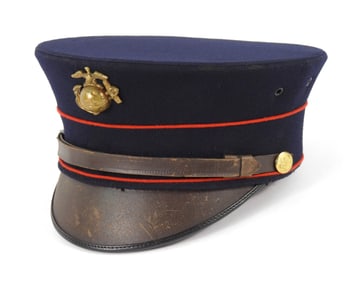 WWI-era USMC Bell Crown Visor Cap