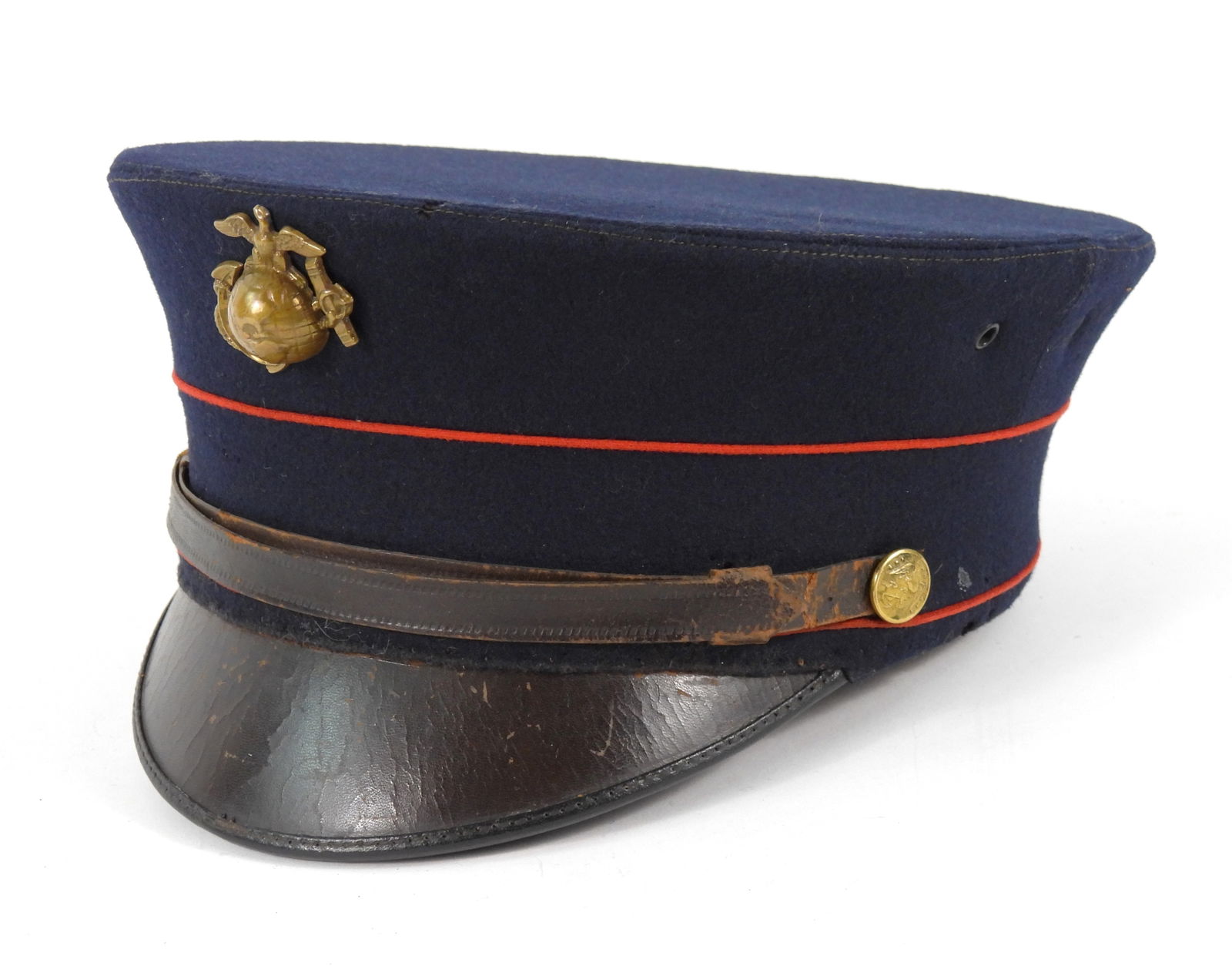 WWI-era USMC Bell Crown Visor Cap (1 of 5)