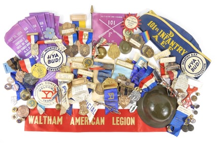 Group of Yankee Division AEF Reunion Memorabilia