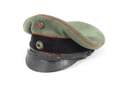 WWI German Artillery/Pioneer Visor Cap