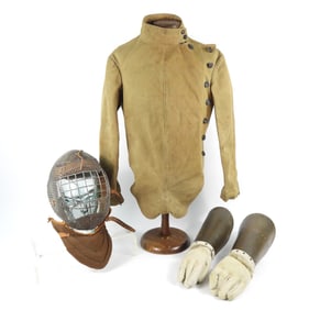 US WWI-era Model 1916 Saber Fencing Gear