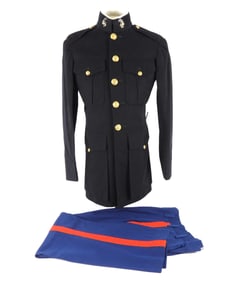 WWII USMC Dress Uniform of 2nd Lt. W. Moran