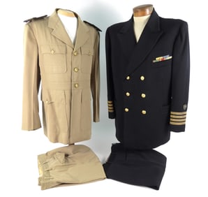 Two WWII US Coast Guard Uniforms