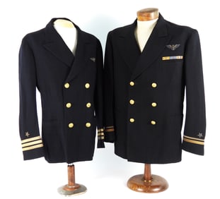 Two US Navy Uniform Jackets