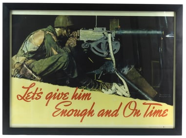 1942 Norman Rockwell WWII Poster