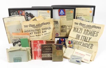 WWII 5th Army Grouping of Sgt. Joseph Olivari