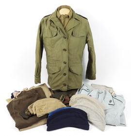 WWII-era Ladies, USMC, WAC, and Waves Uniforms