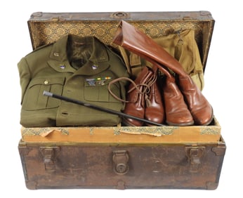 Trunk, Uniforms, and Equipment of Thomas Lohr