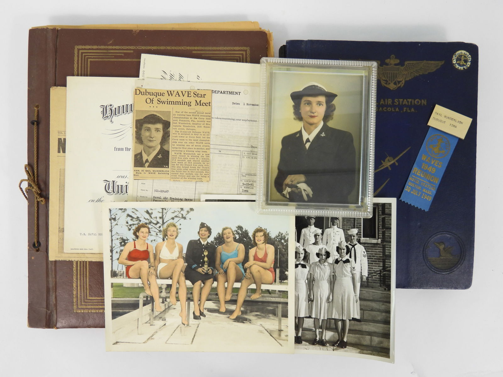 WWII US Navy WAVES Grouping of Gail Wunderlich (1 of 13)