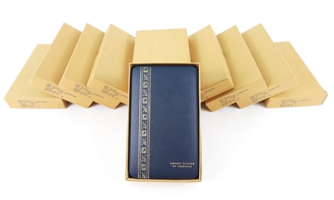 Group of Empty U.S. Military Medal Cases