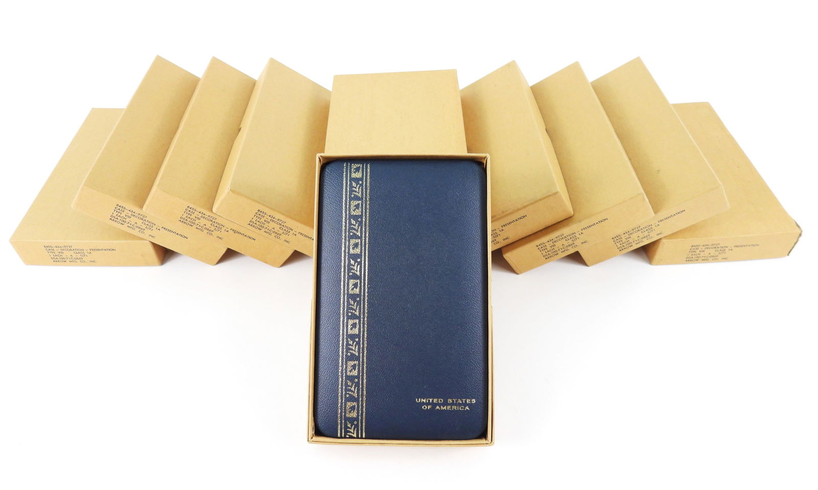 Group of Empty U.S. Military Medal Cases (1 of 6)