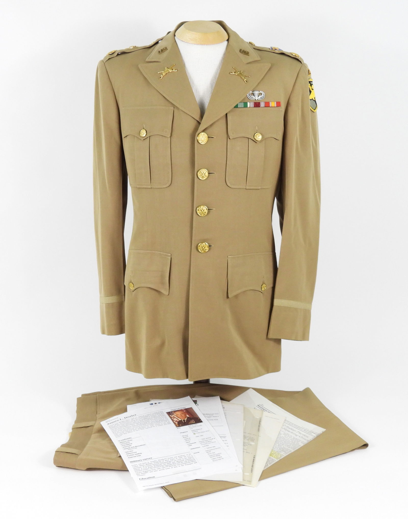 Summer Uniform of General James L. Dozier (1 of 14)