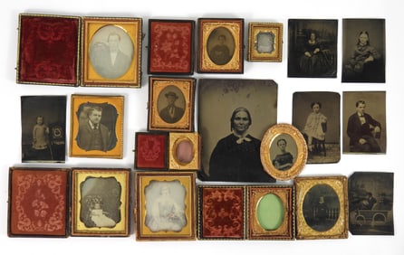 19C Men Women & Children Photograph Collection