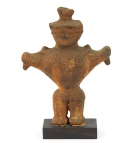 Japanese Jomon Dogu Terracotta Sculpture