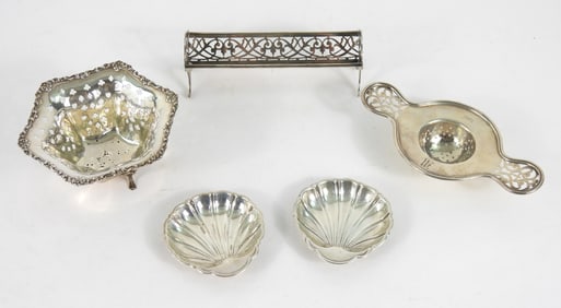 5PC Assorted Sterling Silver Table Articles