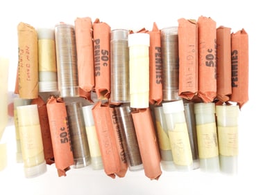 U.S. Wheat Pennies 43 Rolls
