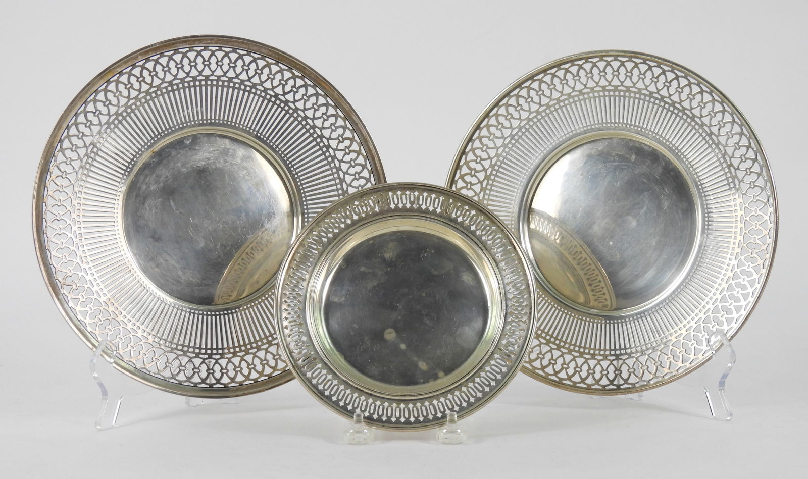 3PC R.W. & Sons & Other Sterling Silver Plates (1 of 13)