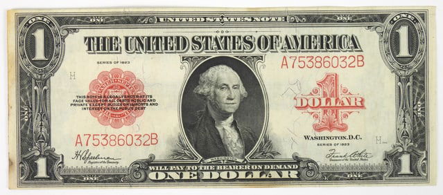 1923 $1 Horse Blanket Legal Tender Bank Note