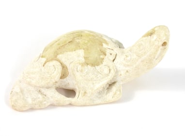 Chinese Carved Hardstone Turtle Sculpture