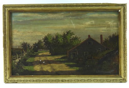 Henry Hammond Gallison Farm House Painting