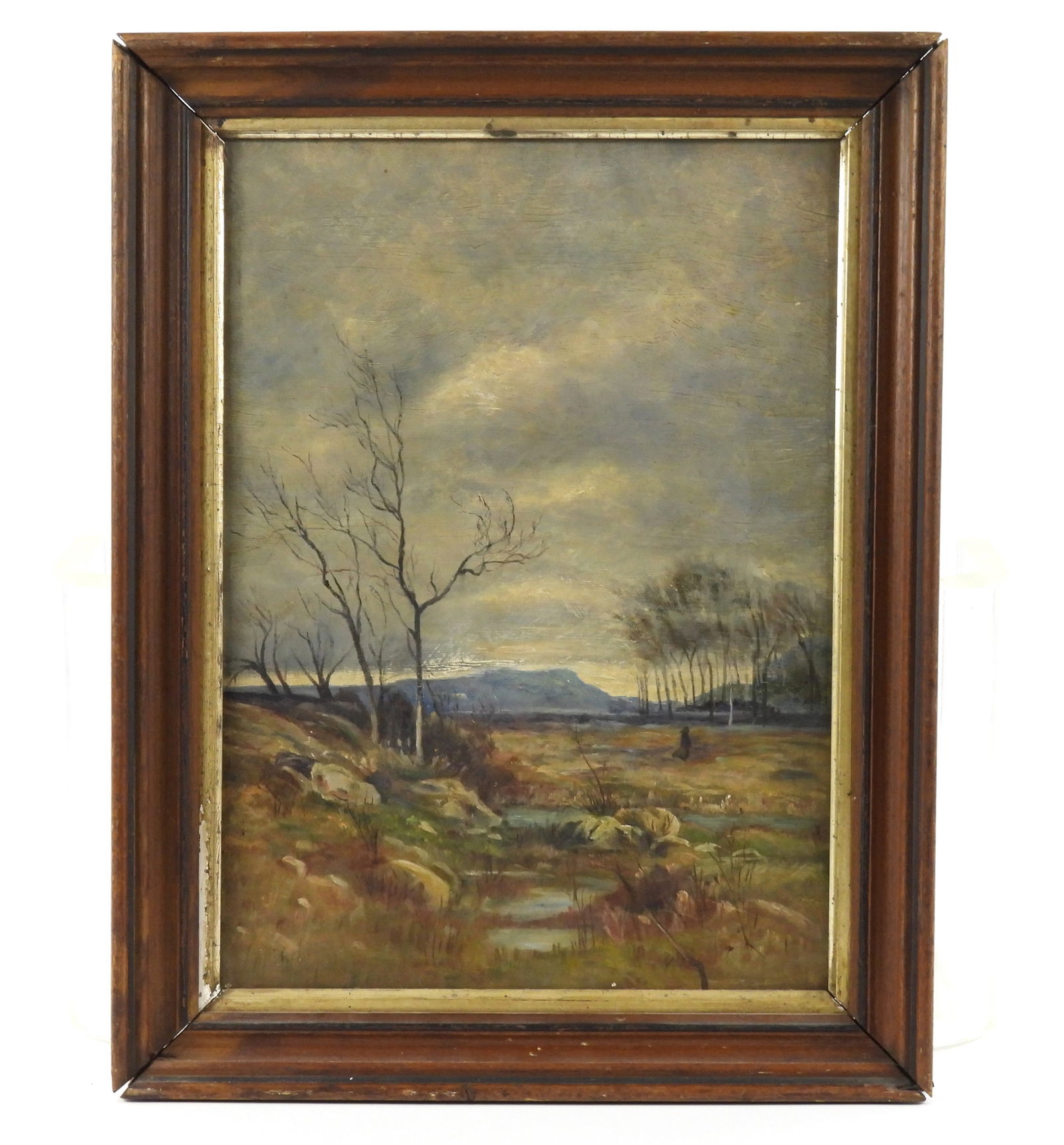 American School Meadow Landscape Painting (1 of 6)