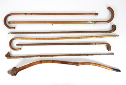 7PC Collection of Antique Canes
