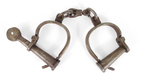 19C Handcuffs w/ Original Screw Key