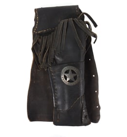 Antique Holster w/ U.S. Marshal Pecos Texas Badge