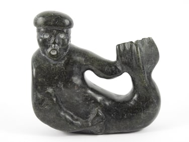 Inuit Carved Soapstone Sculpture