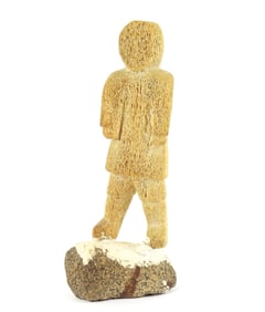 Antique Inuit Carved Bone Sculpture