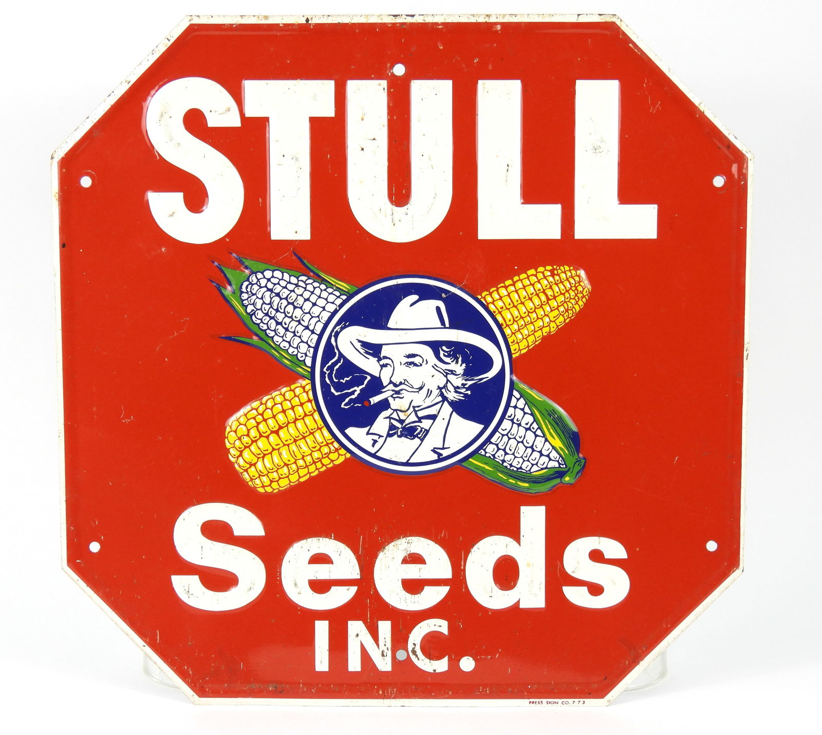 Vintage Stull Seeds Advertising Sign (1 of 3)