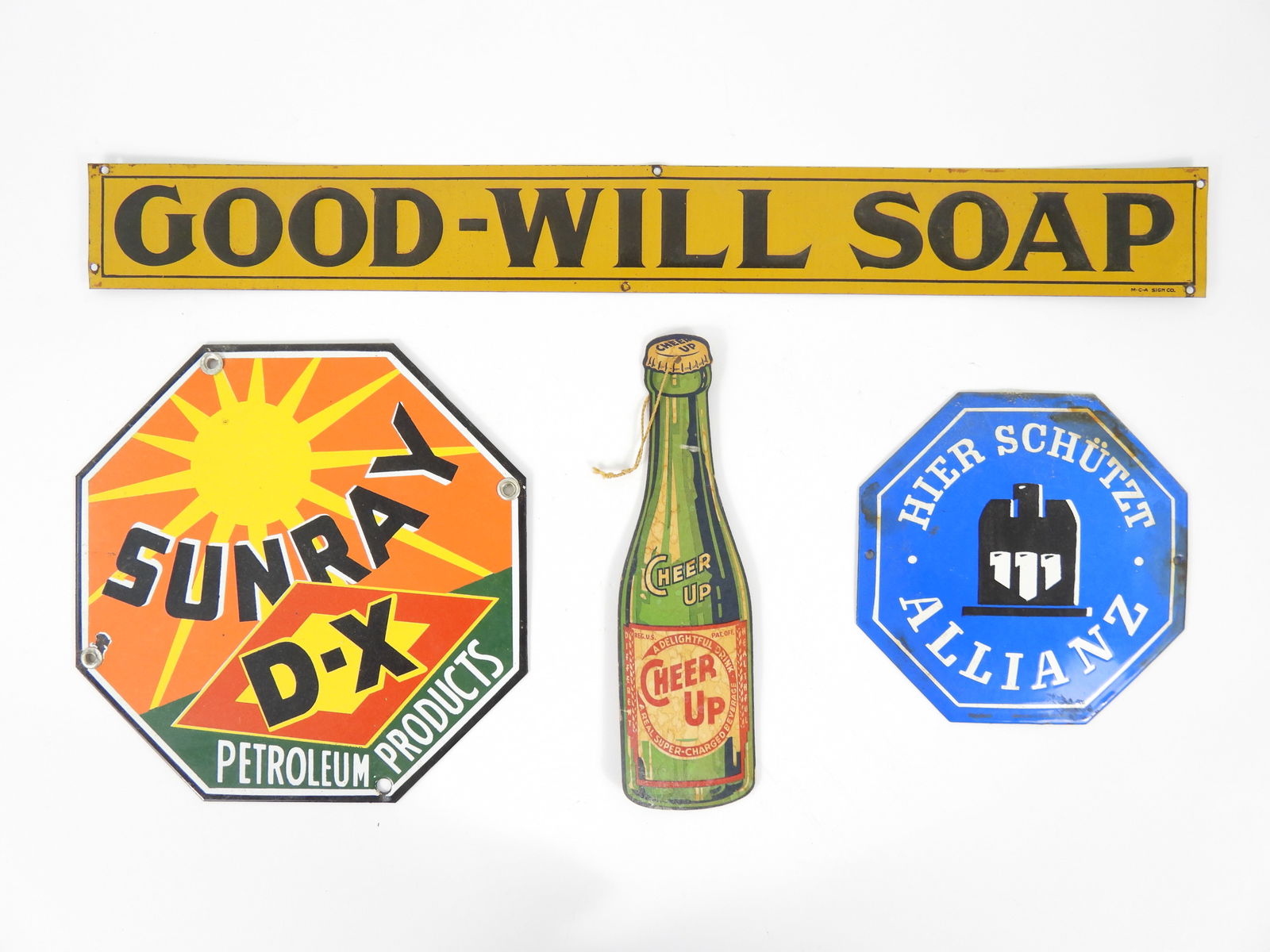 4PC Assorted Vintage Advertising Signs (1 of 4)