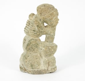 South American Carved Stone Figure Sculpture