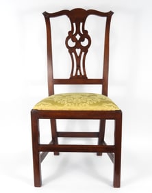 18C Chippendale Owl Eye Side Chair