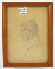 Edward Newberry Portrait Study Illustration