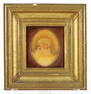 19C H. Jager Child Portrait WC Painting