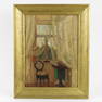 C1900 Interior Room Scene Painting