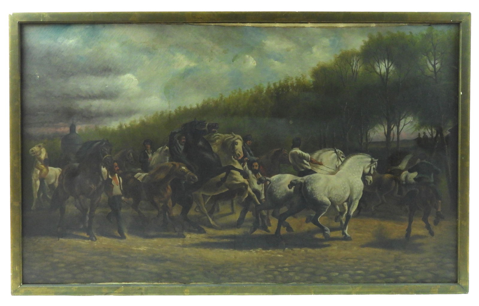 Paul Powis Equestrian Landscape Painting (1 of 8)
