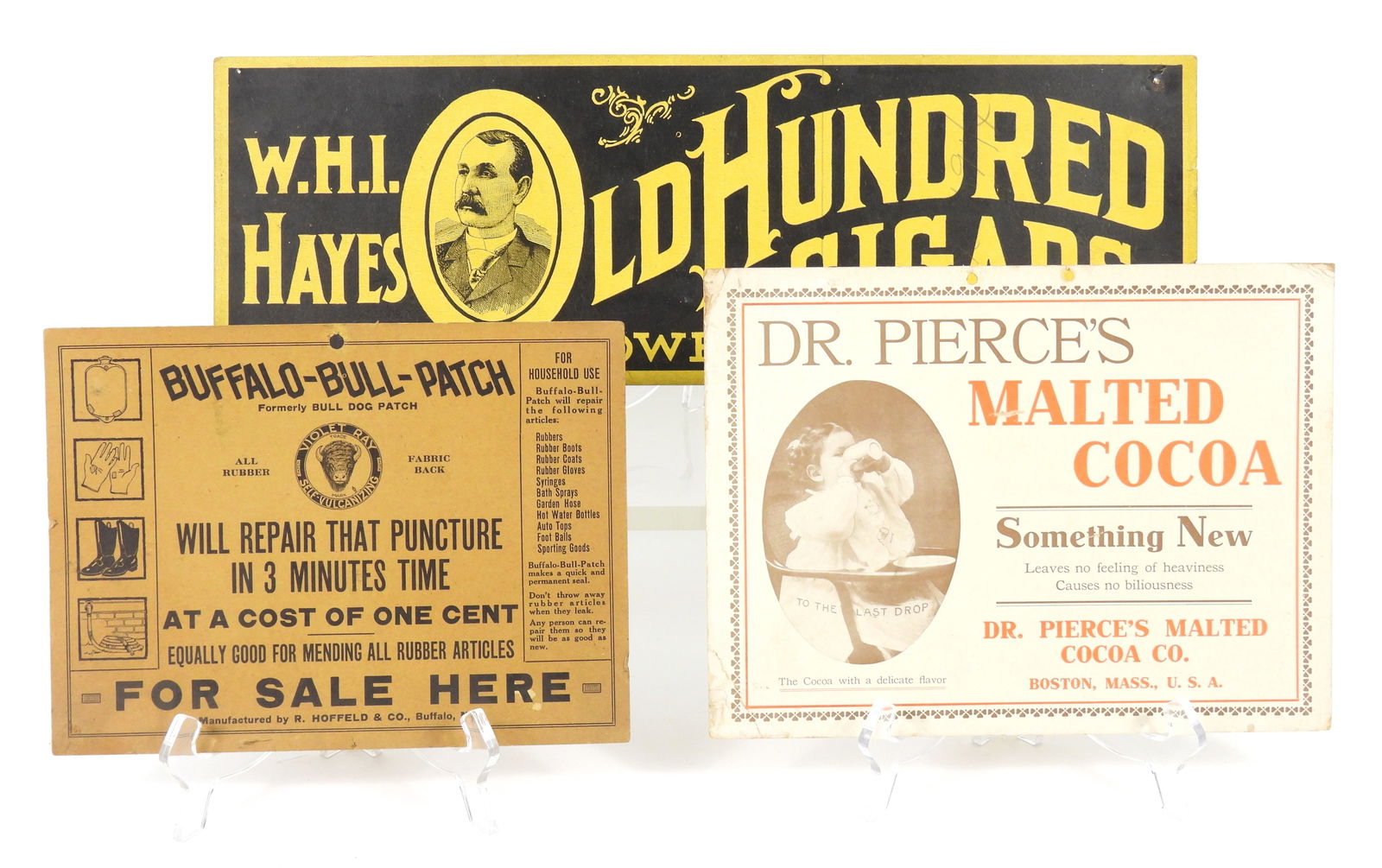 3PC Vintage Advertising Signs (1 of 8)