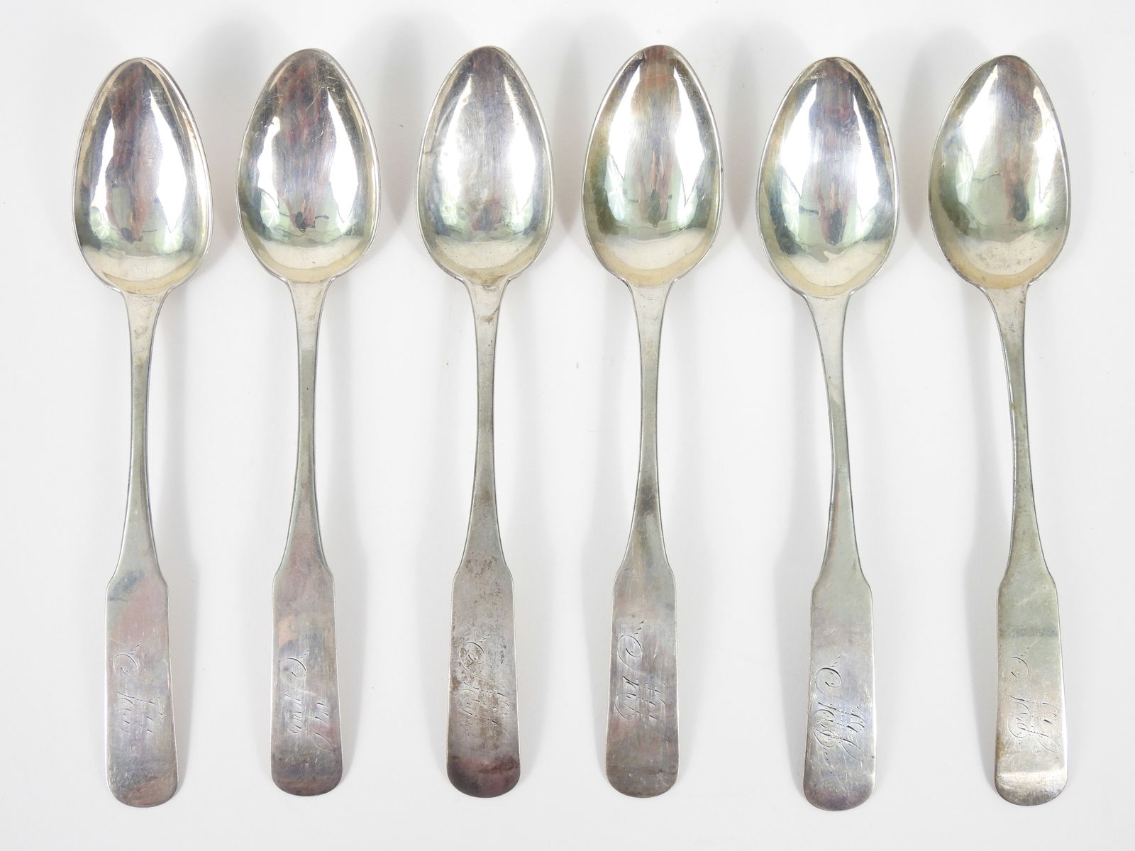 6PC Griffin N.Y. Coin Silver Spoons (1 of 8)