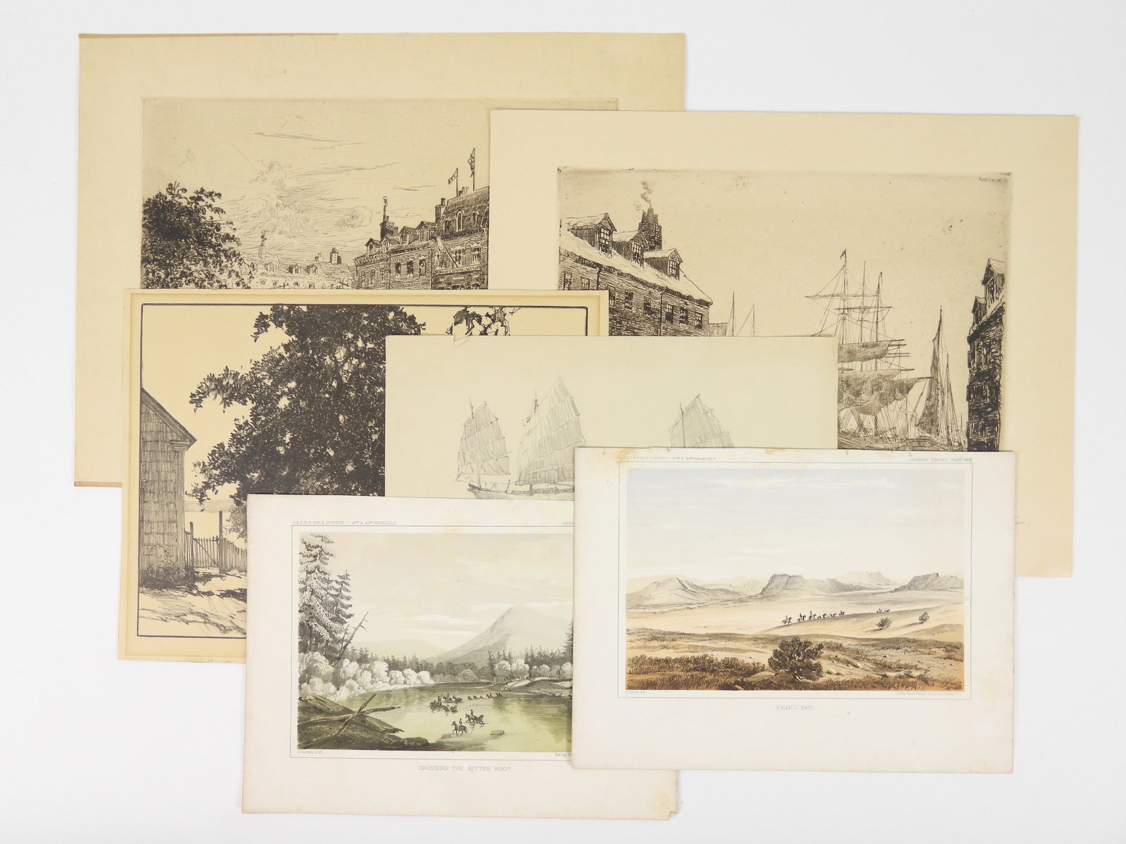 6PC Frederick Leo Hunter & Other Prints (1 of 7)