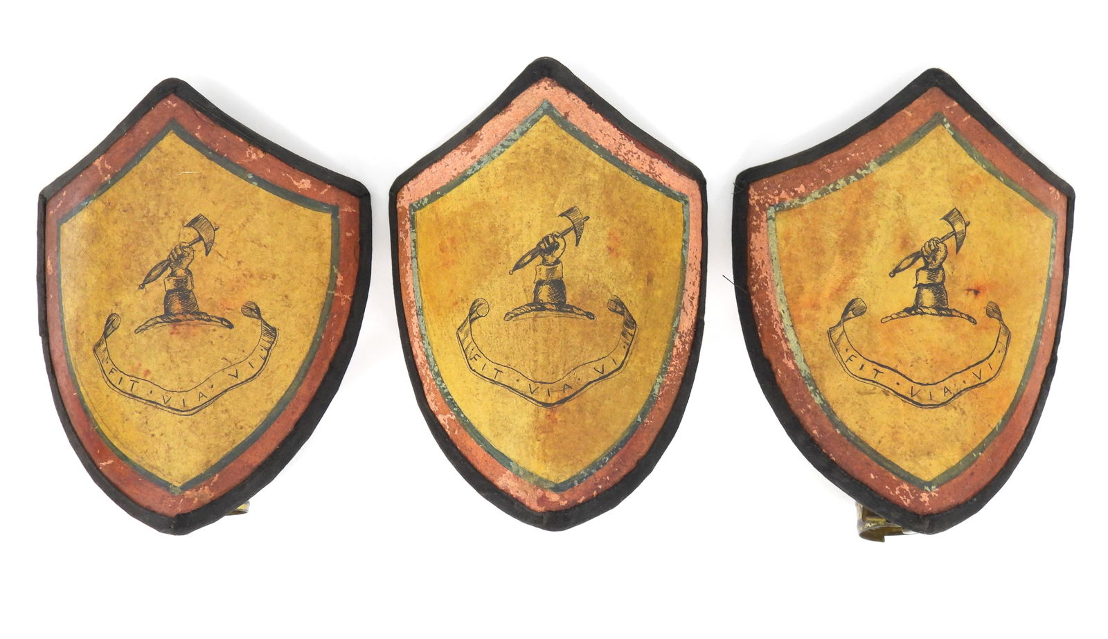 3PC Antique Amoral Candle Stick Screens (1 of 3)