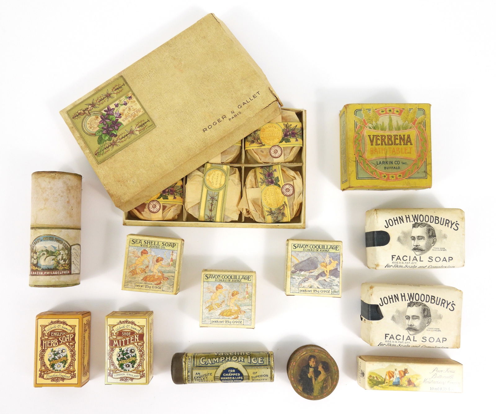 13PC Vintage Bar Soap & Toiletry Packaging (1 of 7)