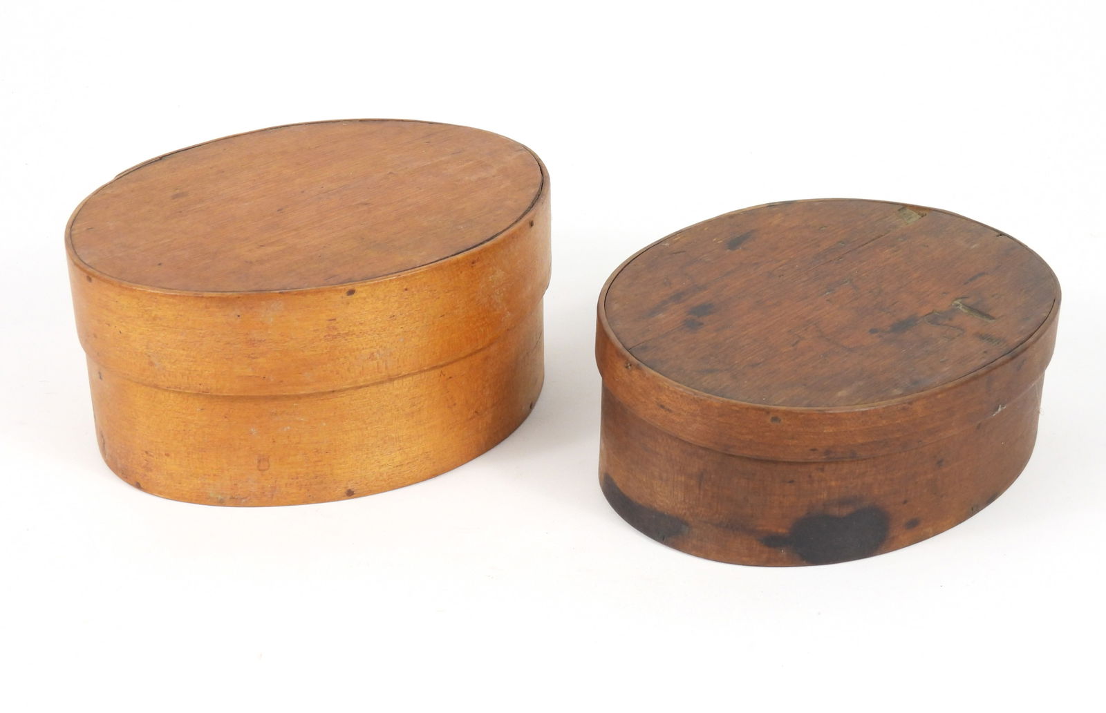 2PC 19C Bent Wood Pantry Boxes (1 of 9)
